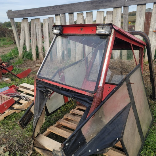 Cab Roll guard and curtains