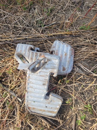 Ford front mtd Suitcase weights 3 X's the $