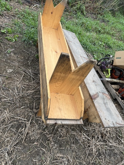 3 Wooden benches