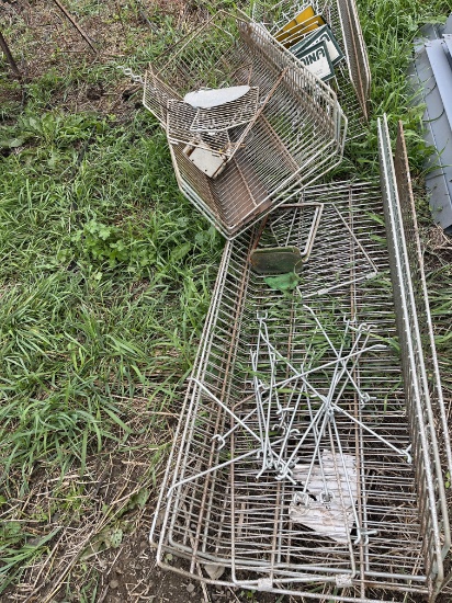 Metal shelving