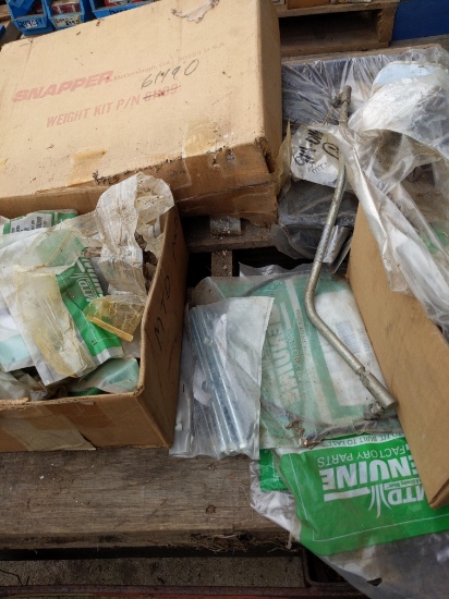 Pallet of MTD & snapper parts misc.
