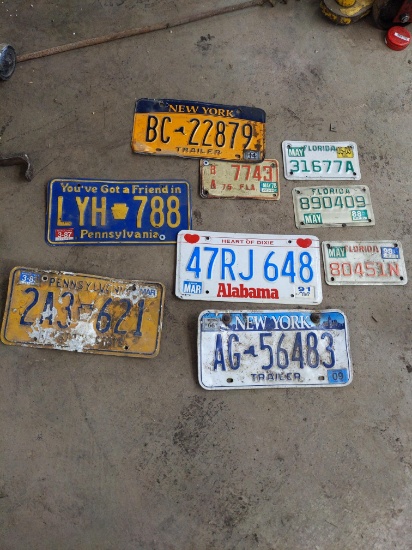 License plates