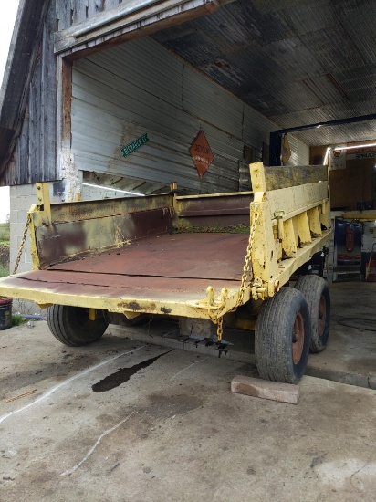 Homebuilt dump trailer.