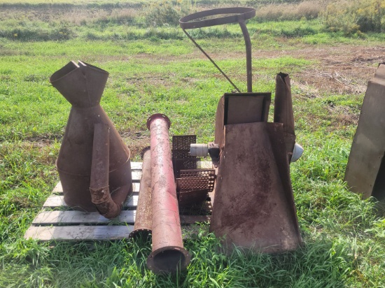 Hammer mill and blower