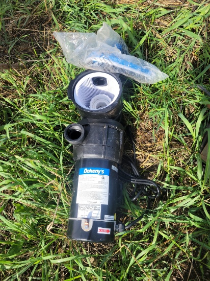 dohenys pump for a swimming  pool