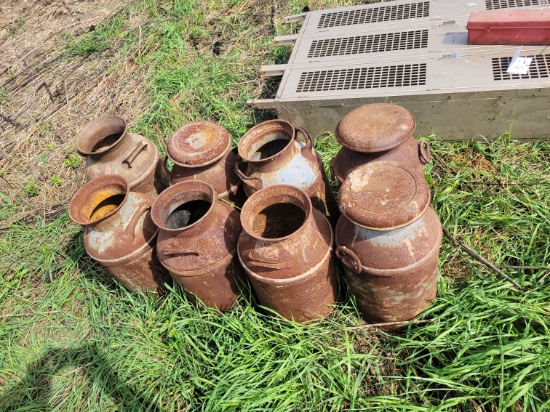 milk cans
