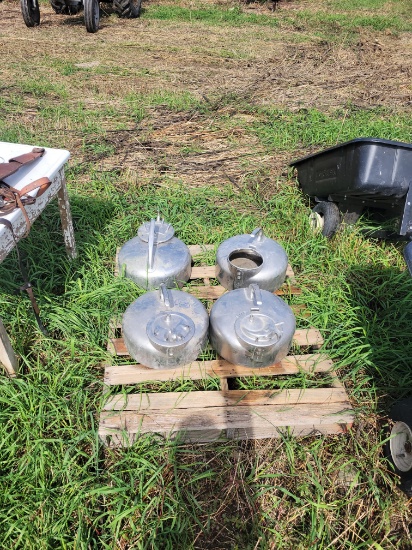 stainless steel milking pail