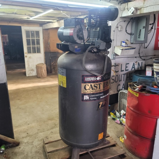 7 horsepower With 80 gallon tank