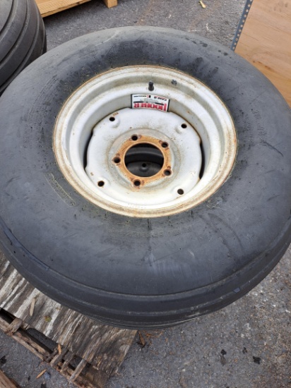 Implement  tires/rims 11L x14SL  2 xs$