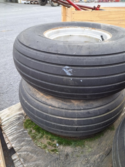 6 ply Implement  tires/rims 11L x 14SL 2 xs$