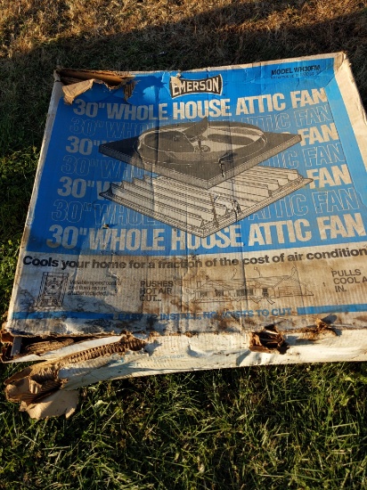 Emerson 30" whole house attic fan