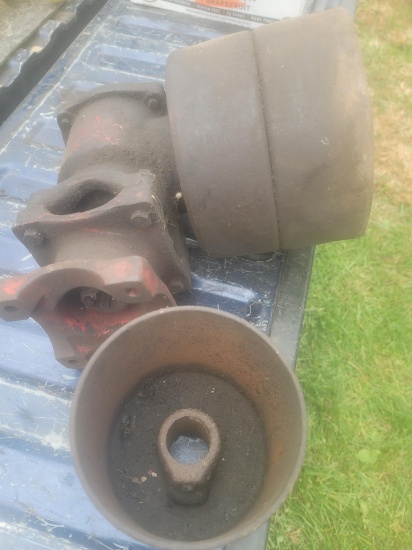 Right angle belt pulley for ford