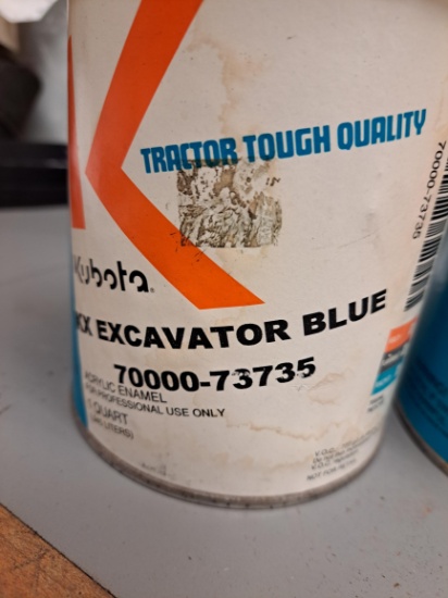Kubota Excavator  blue paint