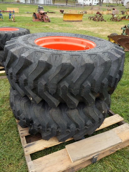 2 Kubota B and l series tires/rims assy NEW