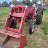 Massey Ferguson, 65 gas with #200 loader.