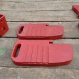 Pair of Massey Ferguson suitcase weights