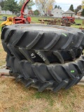 2 Case IH  maximum 460/85r38 tire and rims NEW