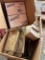 Box lot of new engine bearings & misc