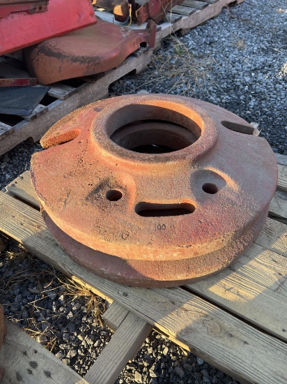 Rear wheel weights