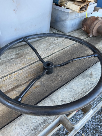 IH steering wheel, new