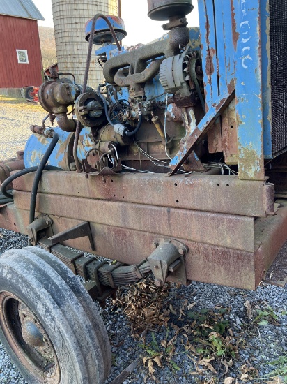 Gas powered compressor