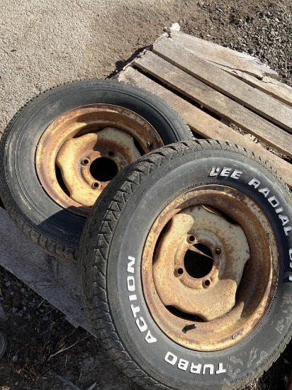 Hay rake tires/rims