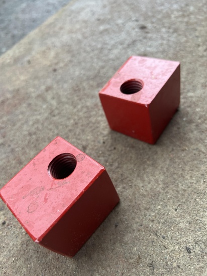 IH drawbar stop blocks