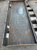 Skid steer quick attach plate