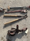 Skid lot of misc tools