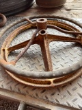 2 used IH steering wheels