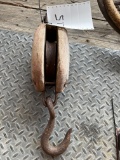 Wooden pulley