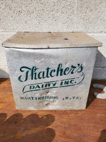 Thatcher's dairy Inc. Milk box.