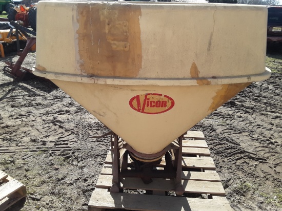 Vicon spreader 1,000 lb capacity
