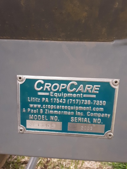 Crop care 3 point sprayer like new, everything