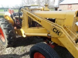 CK 580 case tractor with loader