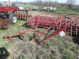One bottom horse drawn walk behind plow