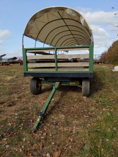 Hay ride wagon, stoltzfus running gear