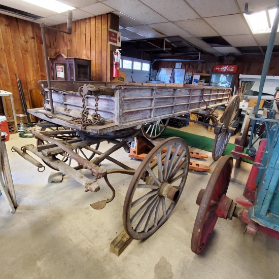 Civil War Era horse drawn wagon.