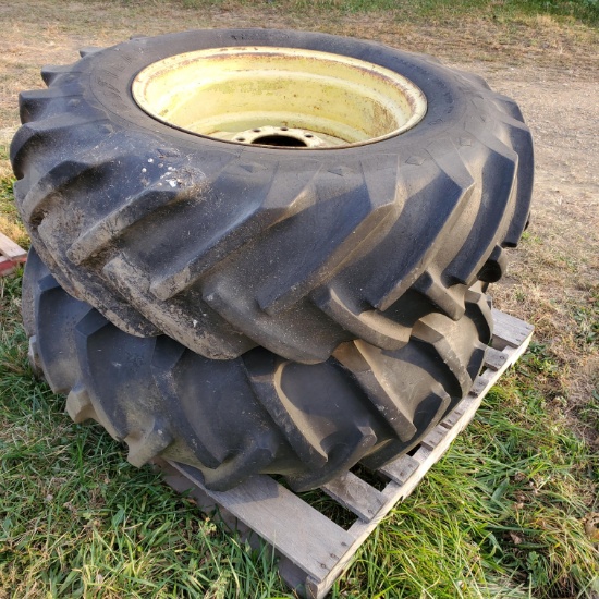 Goodyear  16.9-26 tires and rims
