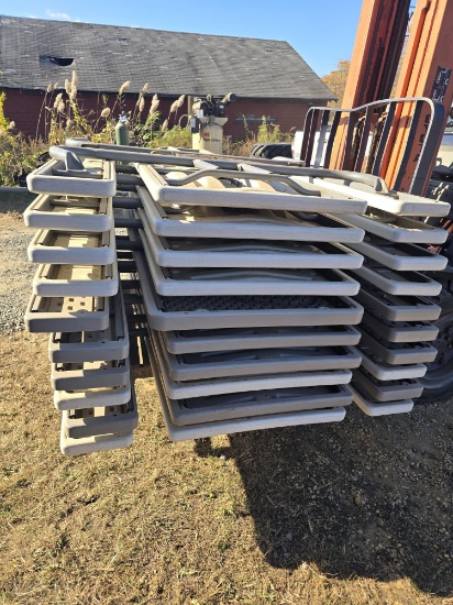 Folding picnic tables, x's $$$