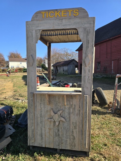 Ticket booth.