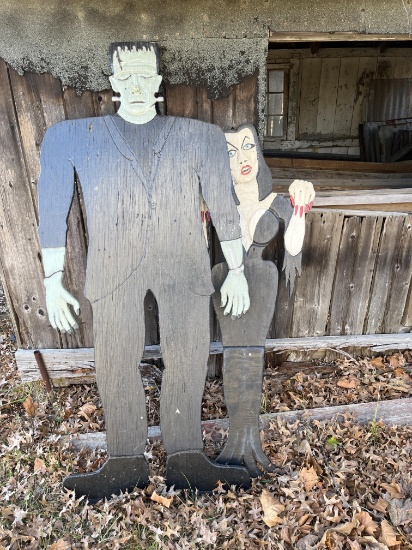 Life size Halloween characters