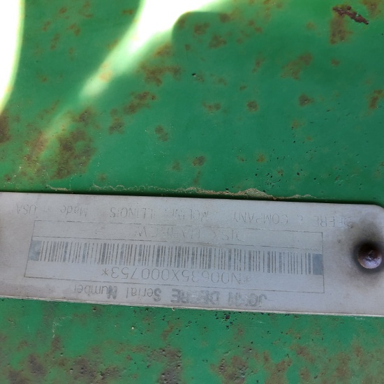John Deere  disc harrow 635