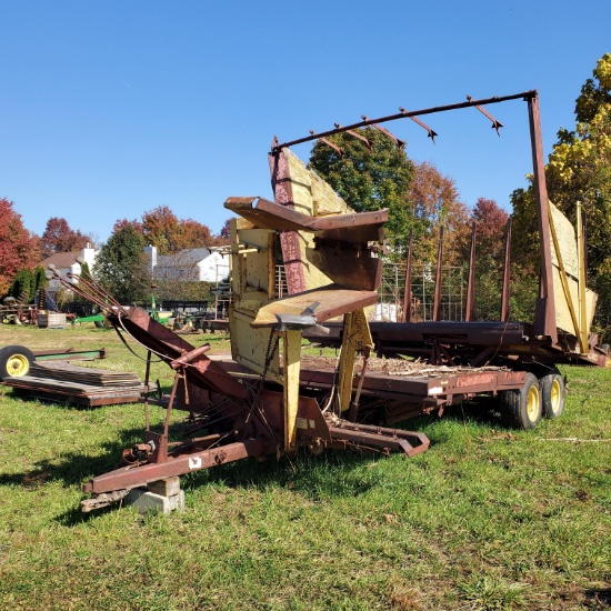 New Holland bale stacker.