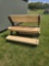 New Wood stand planter