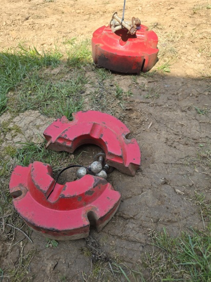 Wheel weights for garden tractor 12"