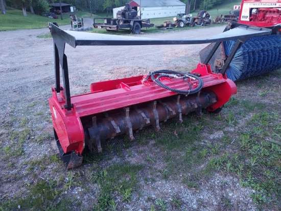 Giyi mulcher for skid steer quick attach