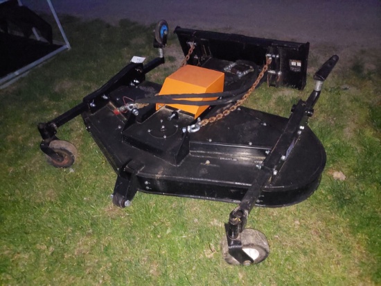 6' finish mower for a skid steer