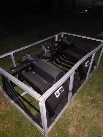 New 6' quick attach grapple bucket