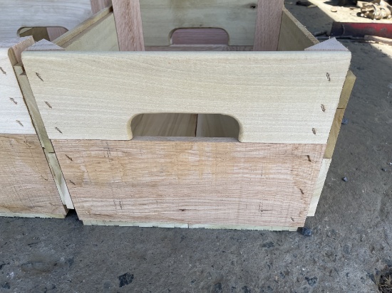 Wooden fruit boxes  new